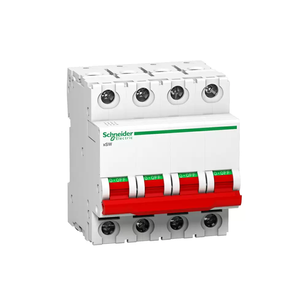 Schneider Electric Acti9 xSW 63 Amp Four Pole Isolator