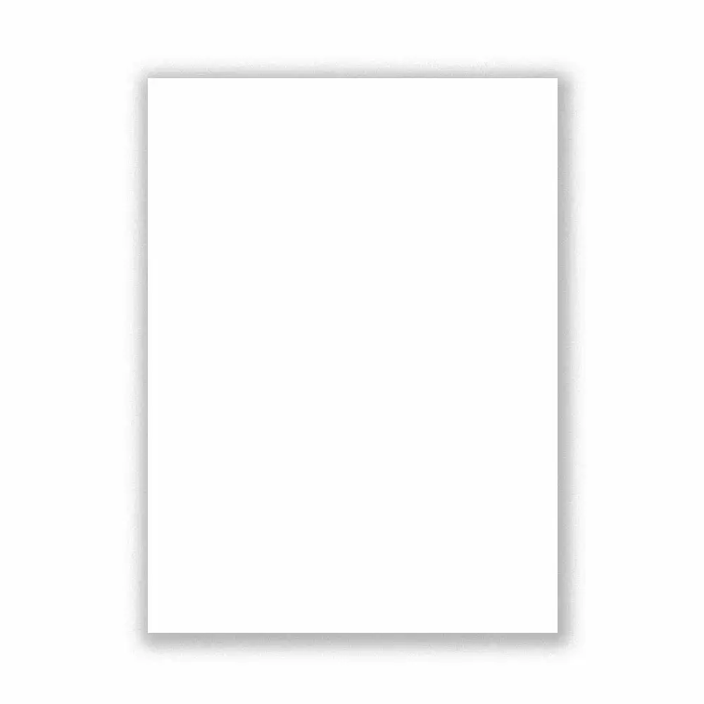 Nuwud ADWS02-1 7.50 mm Thick HDHWR Grade One Side Balancing HDMR Board- Pure White 