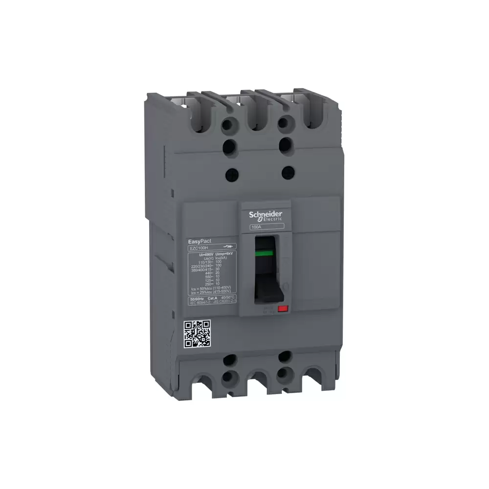 Schneider Electric EZC100H 32 Amp Three Pole 3d Easypact TMD Circuit Breaker