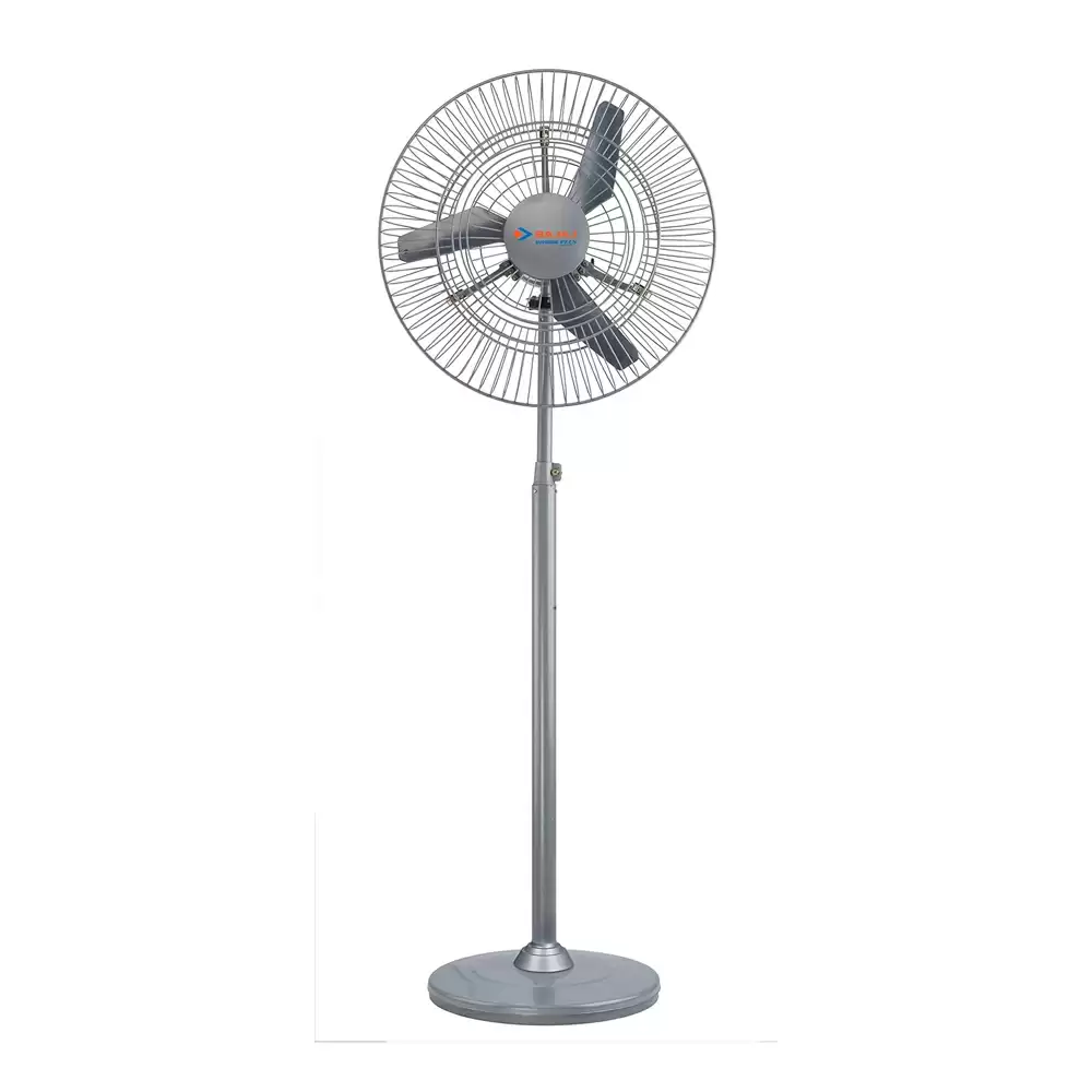 Bajaj Supreme Plus Air Circulator 750 mm Pedestal Fan - (Grey)