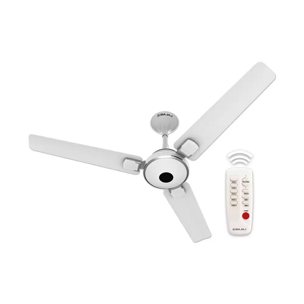 Bajaj Energon 1200 mm Ceiling Fan - (White Chrome)