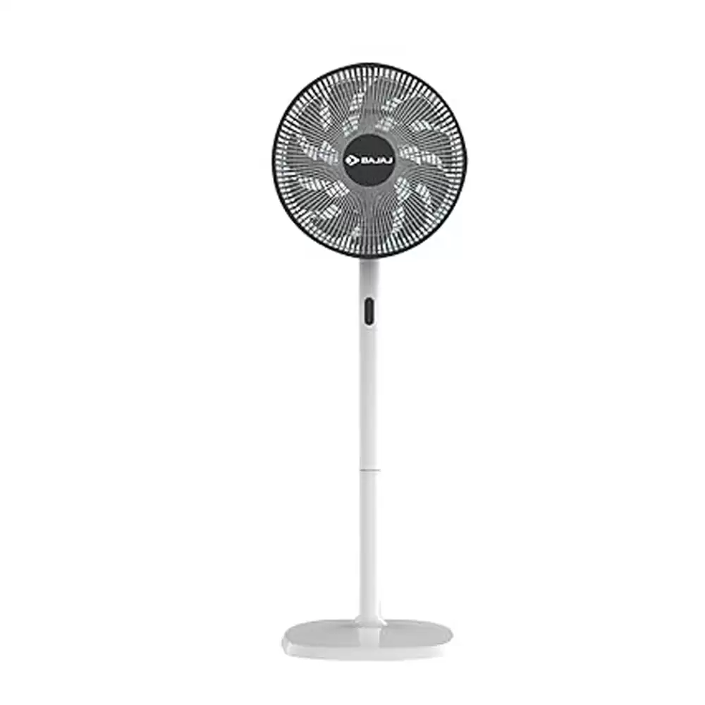 Bajaj Dominus 18 Blade 36 Watt Pedestal Fan - 350 mm (Grey & Black)