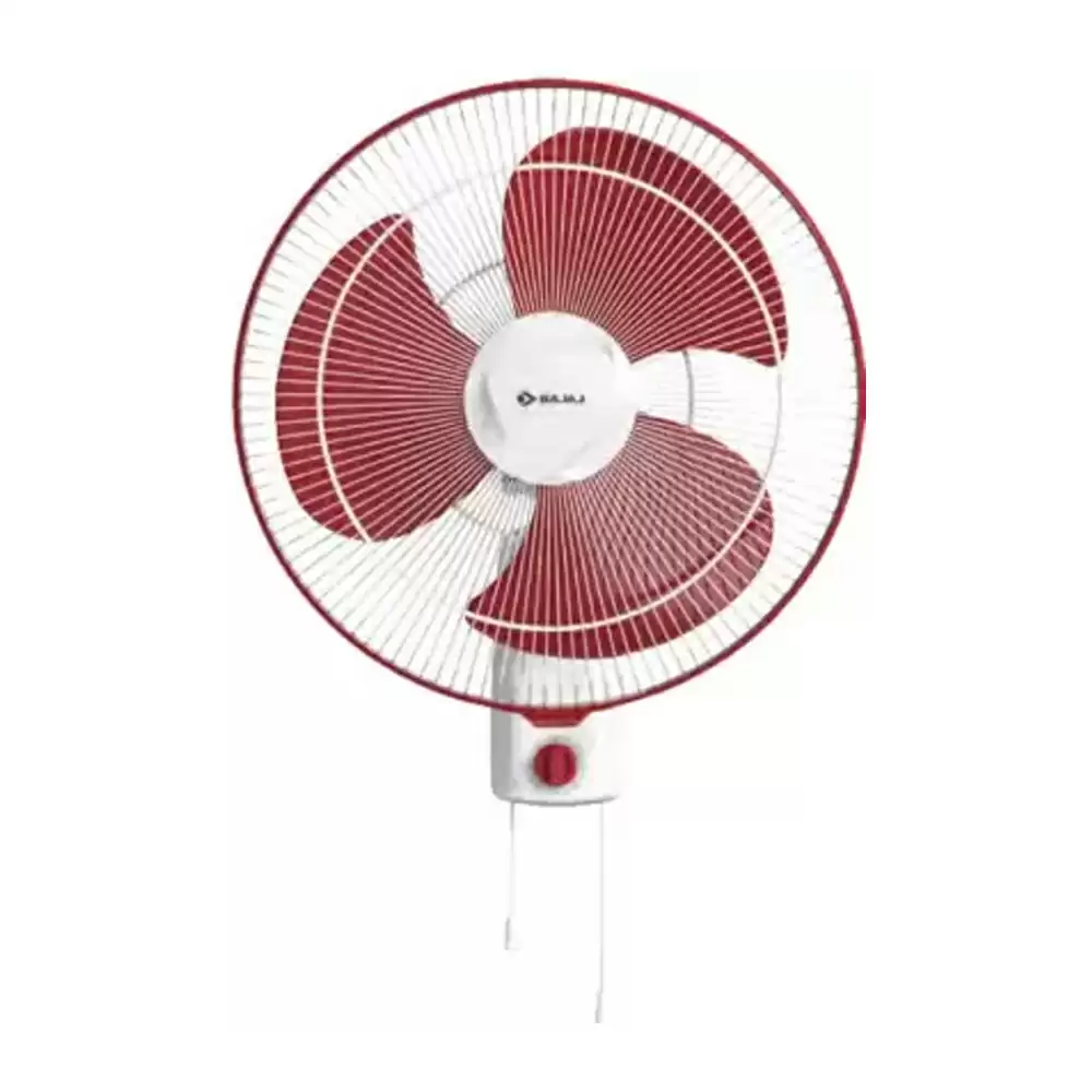 Bajaj Rapido 400 mm Wall Fan - (Wine Red)