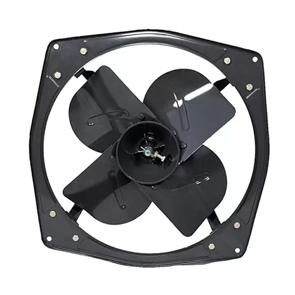 Bajaj Supreme Dlx. ISI 1400 rpm 1Ph Heavy Duty Industrial Exhaust Fan - 380 mm (Grey)