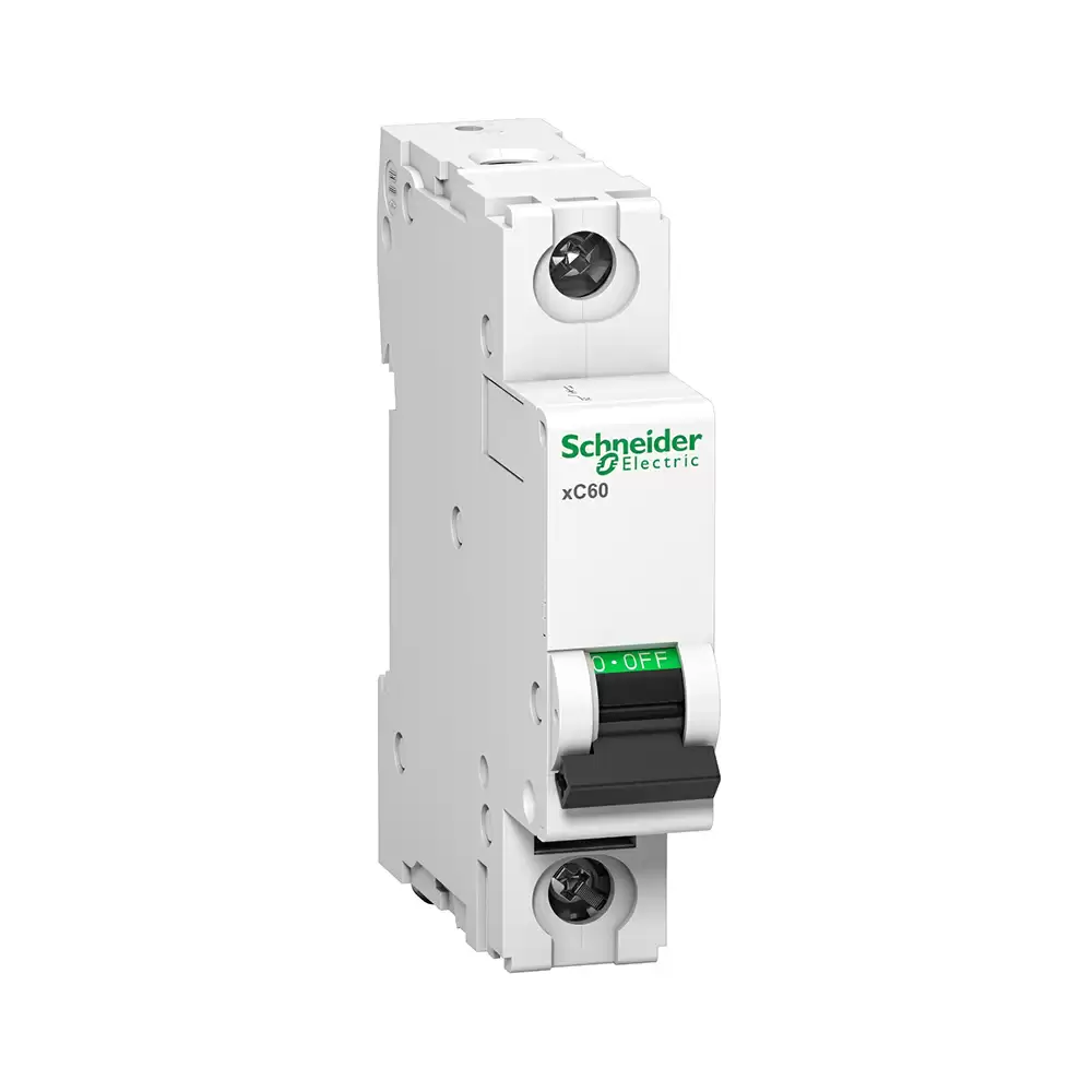 Schneider Electric A9N1P63C Acti9 xC60 C-Curve 63 Amp Single Pole Miniature Circuit-Breaker