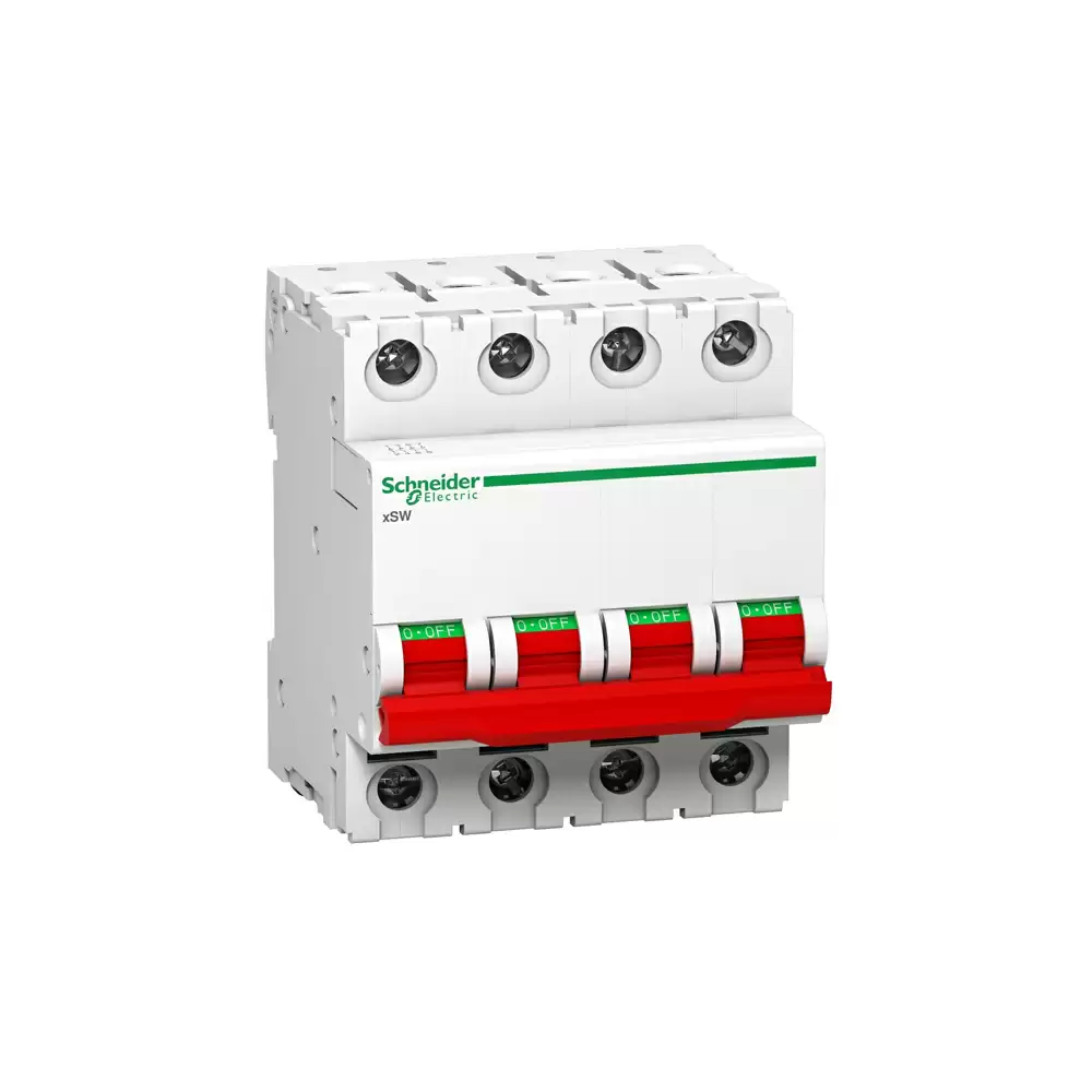 Schneider Electric Acti9 xSW 40 Amp Four Pole Isolator