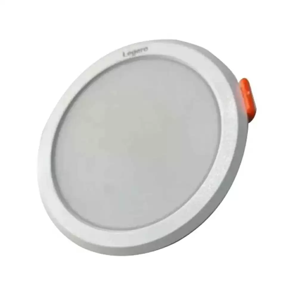 Legero Cosmo 9 Watt Polycarbonate Round LED Downlight - White