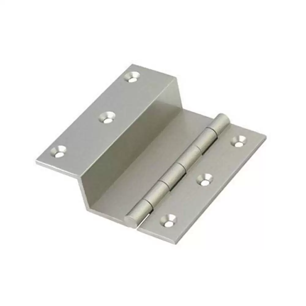 Atlantic Stainless Steel 3" X 1/2" X12 mm L-Hinges - Matt Finish (Pack of 12)