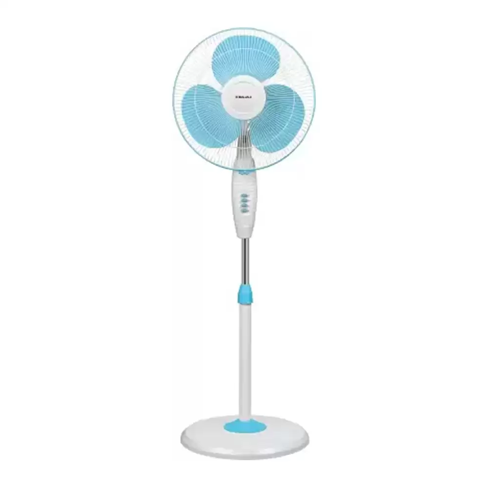 Bajaj Esteem 400 mm Pedestal Fan - (Icy Blue & White)