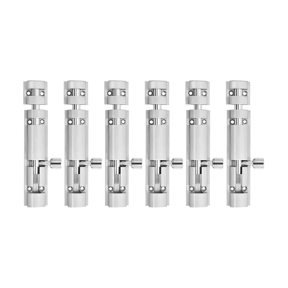 Atlantic Saylo Aluminium 12 Inch Tower Bolt - S.S. Finish (Pack of 6 Pcs)