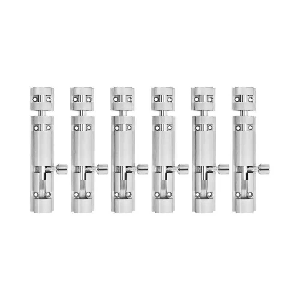 Atlantic Saylo Aluminium 10 Inch Tower Bolt - S.S. Finish (Pack of 6 Pcs)