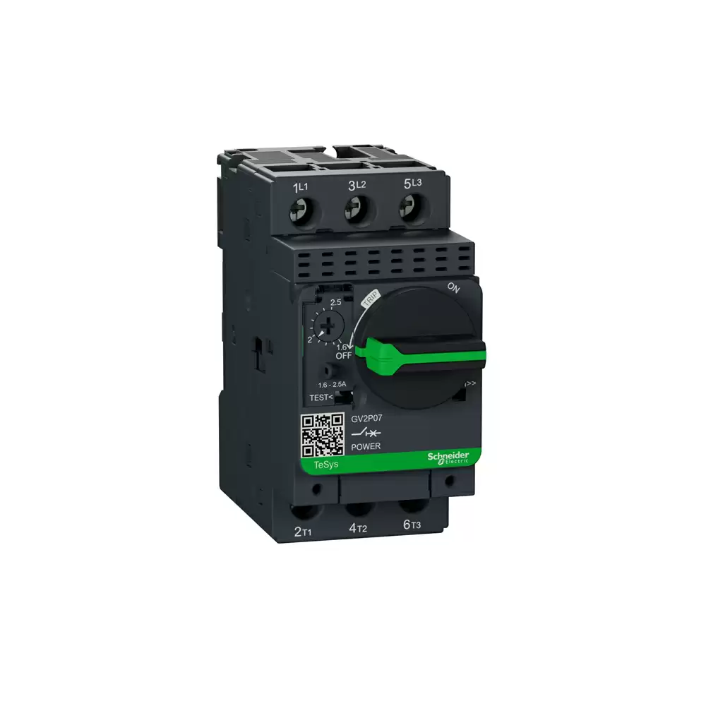 Schneider Electric TeSys Deca 1.6 - 2.5 Amp Manual Starter & Protector Thermal Magnetic Circuit