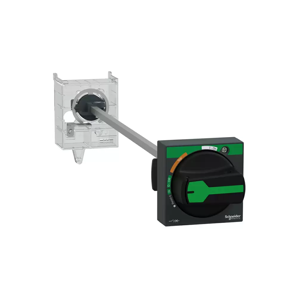 Schneider Electric TeSys Deca IP54 Black Handle Extended Rotary Handle Kit With Trip Indication For GV3L & GV3P