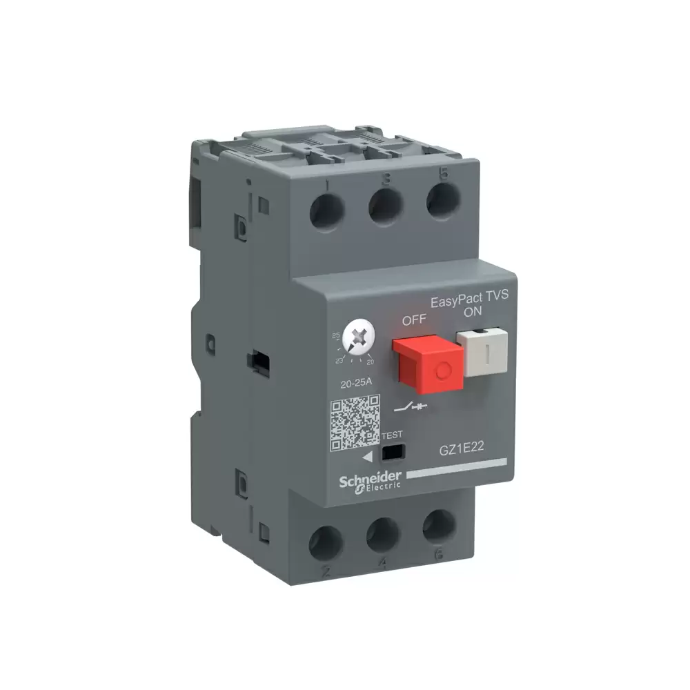 Schneider Electric GZ1 0.40 - 0.63 Amp 3 Poles 3d Thermomagnetic Trip Unit Motor Circuit Breaker