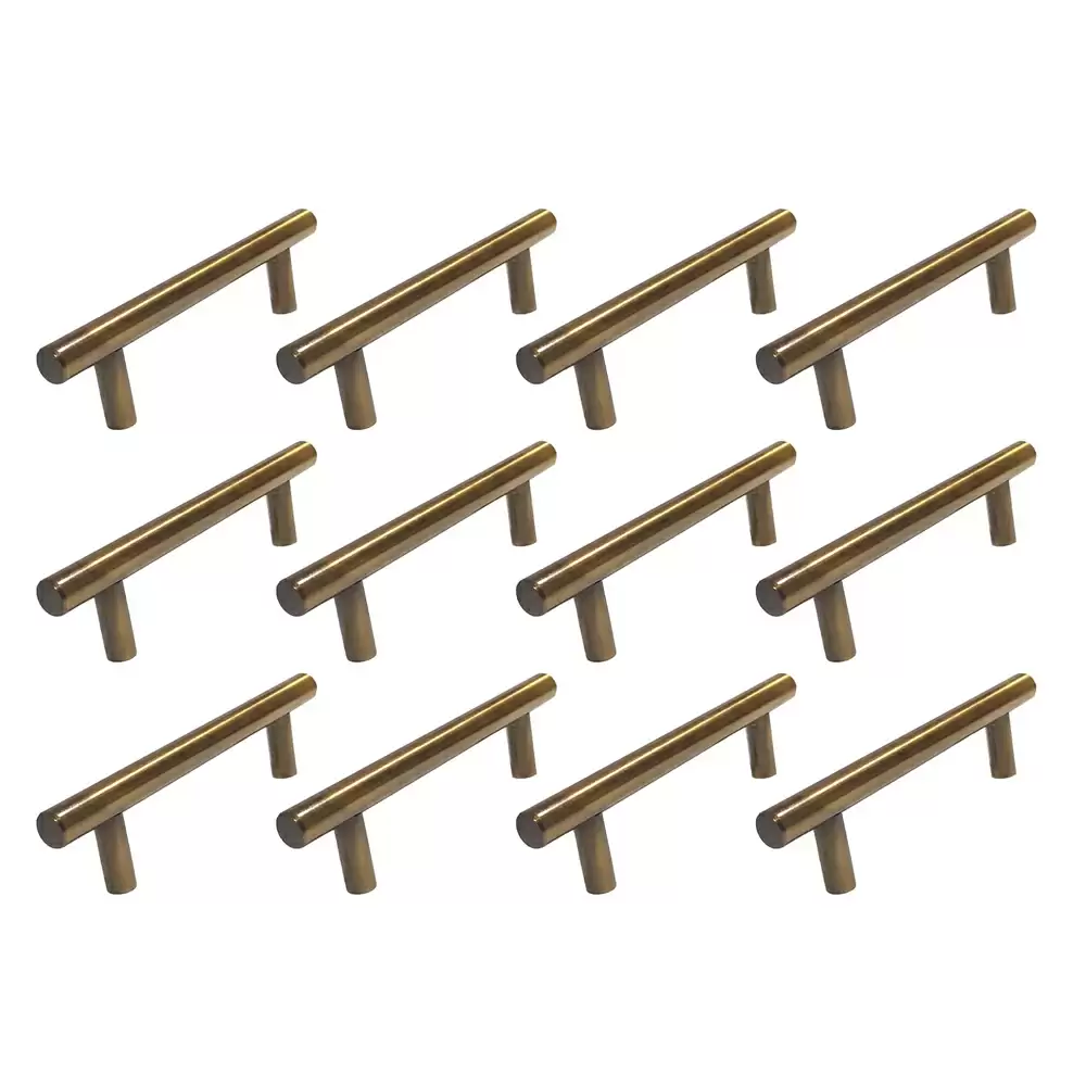 Atlantic Stainless Steel 4 Inch Handle Pull - Antique Finish (Pack of 12 Pcs)