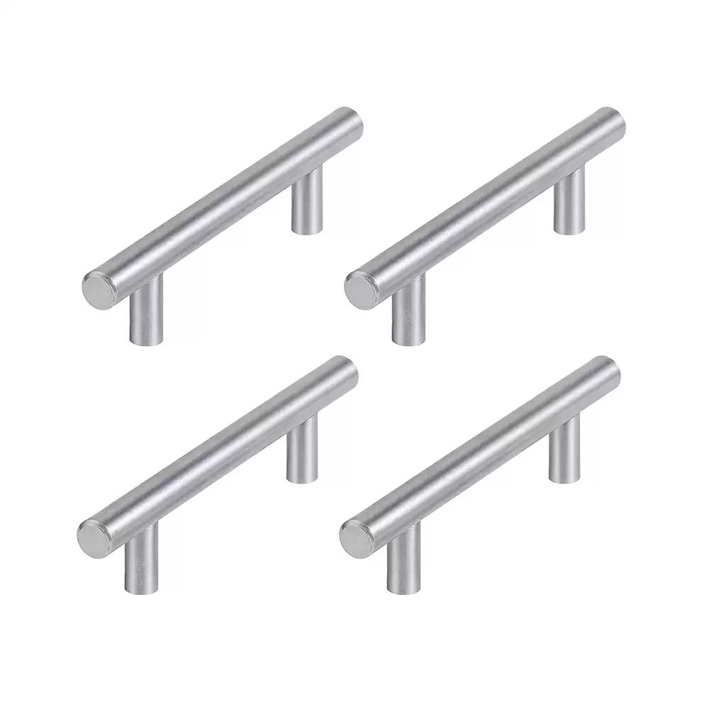 Atlantic Stainless Steel 7 Inch Black Coating Handle Pull - Brushed Nickel (Pack of 4 Pcs)