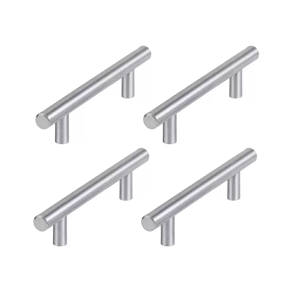 Atlantic Stainless Steel 10 Inch Black Coating Handle Pull - Brushed Nickel (Pack of 4 Pcs)