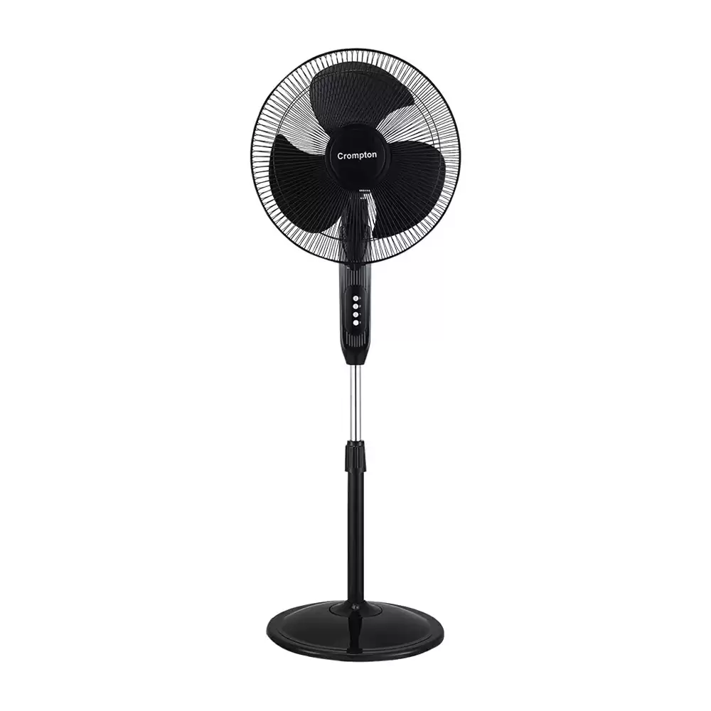 Crompton HS Gale Classic 400 mm Pedestal Fan - (Black)