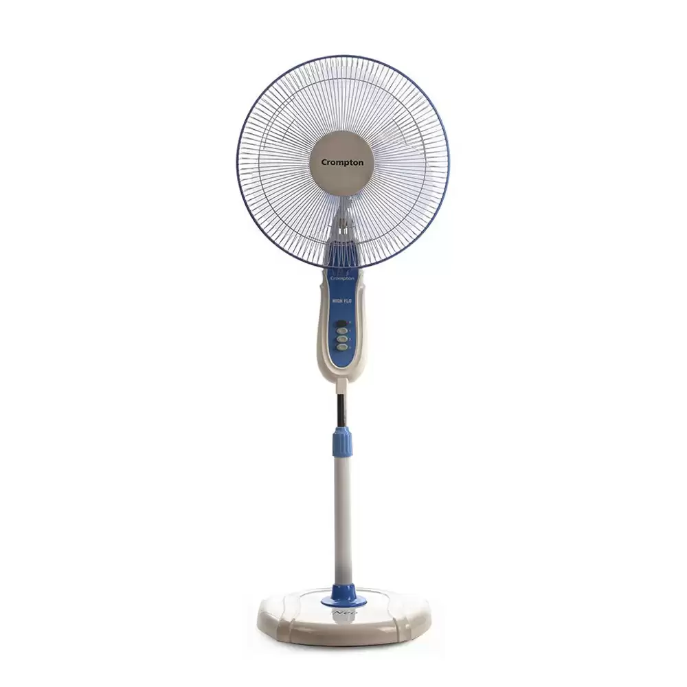 Crompton Hi Flo Neo 400 mm Pedestal Fan - (Ink Blue)