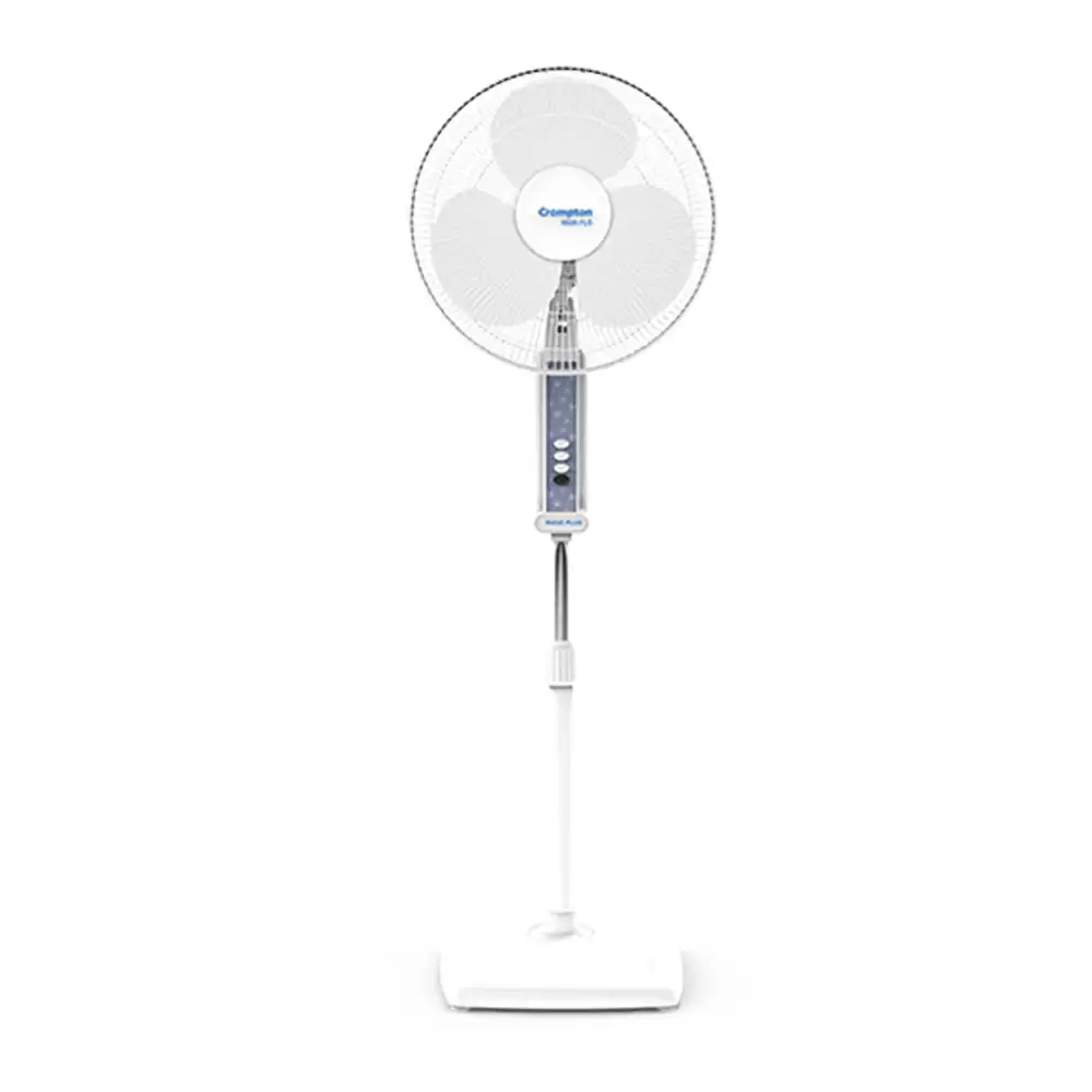 Crompton Hiflo Wave Plus 400 mm Pedestal Fan - (White)