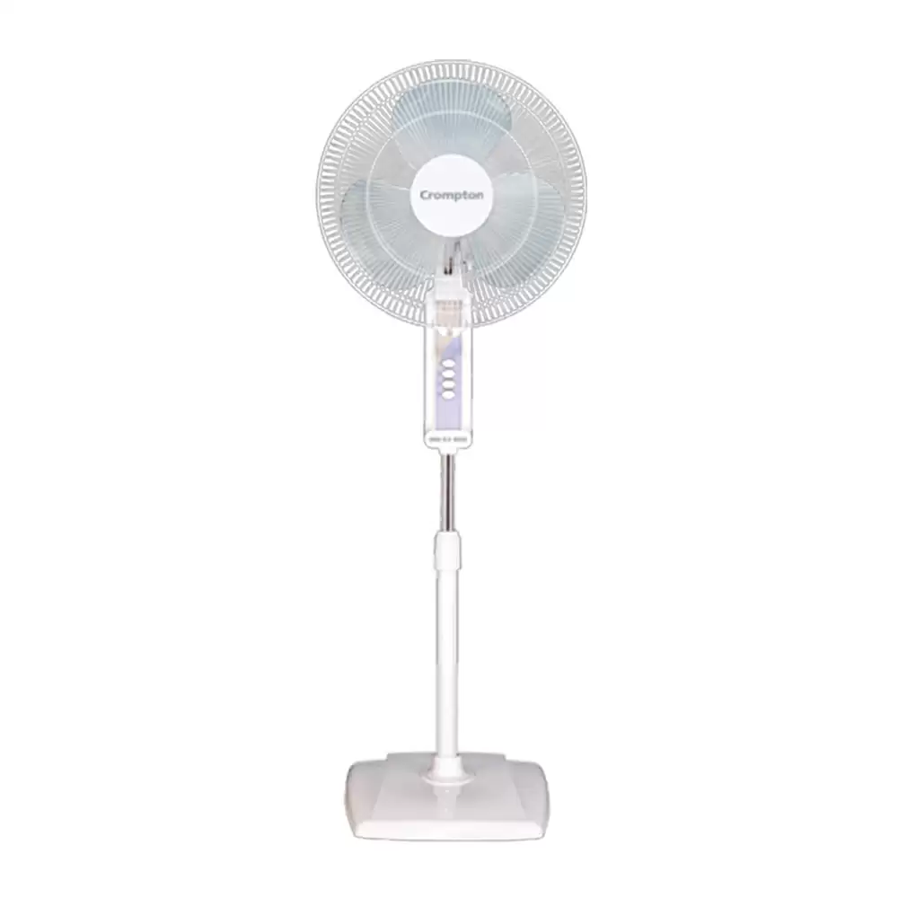 Crompton Hiflo Wave Star 400 mm Pedestal Fan - (White)