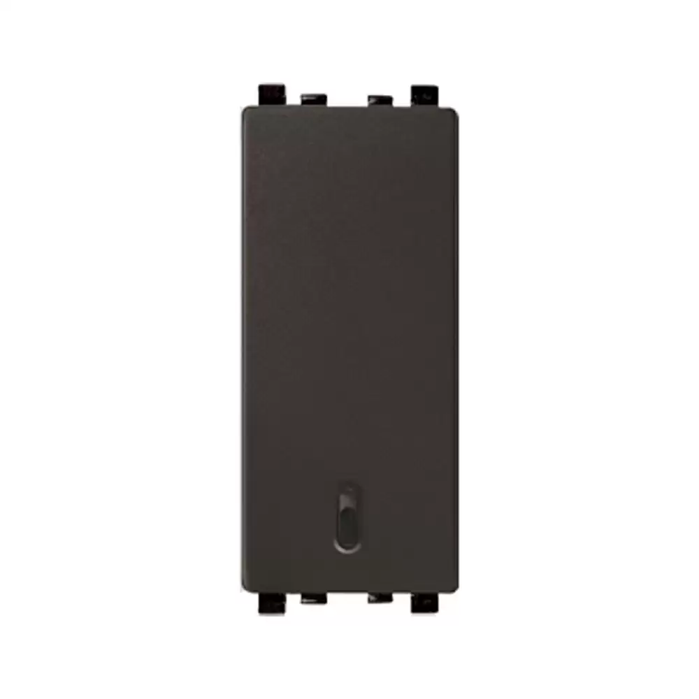 Schneider Electric ZENcelo 2 Way 6AX Full-Flat Module Switch - Dark Grey