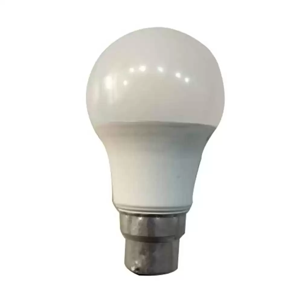 Legero Platinum Glitz 9 Watt B22 Plastic Round LED Lamp Bulb - White