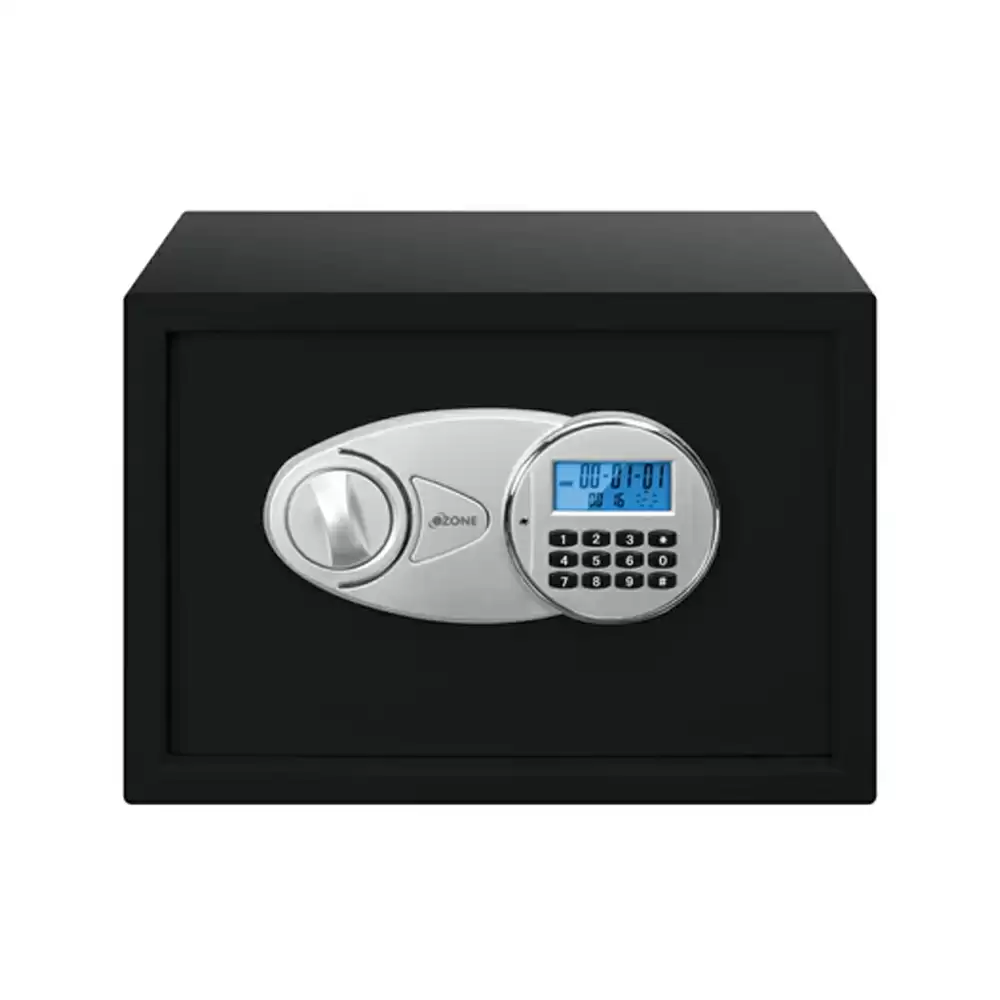 Ozone Tusker 11 (16 Litre) Electronic Safe Locker For Home & Office With Pin Code & Key Access, Black - 9.5 Kg (2 Years Warranty)