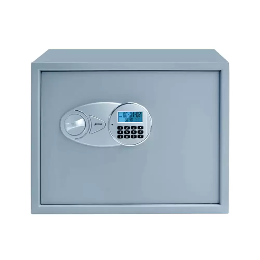 Ozone Tusker 44 Digital (44 Litre) Electronic Safe Locker With Pin Code & Key Access, Grey - 21 Kg (2 Years Warranty)