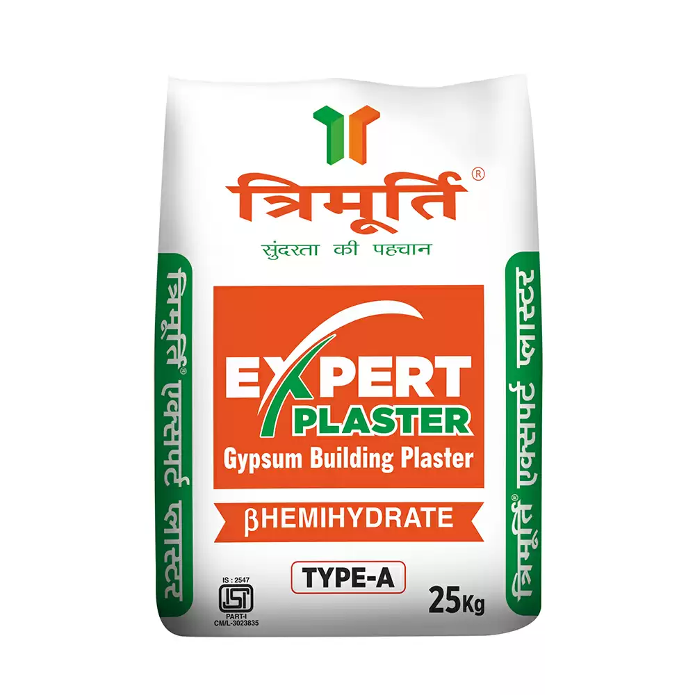 Trimurti Expert Gypsum Building Plaster -  25 Kg