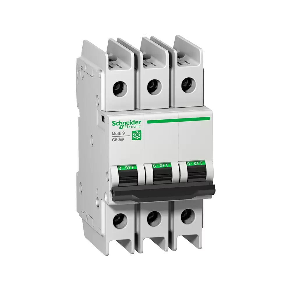 Schneider Electric Multi9 C60SP 25 Amp C Curve Three Pole Miniature Circuit-Breaker- M9F22325