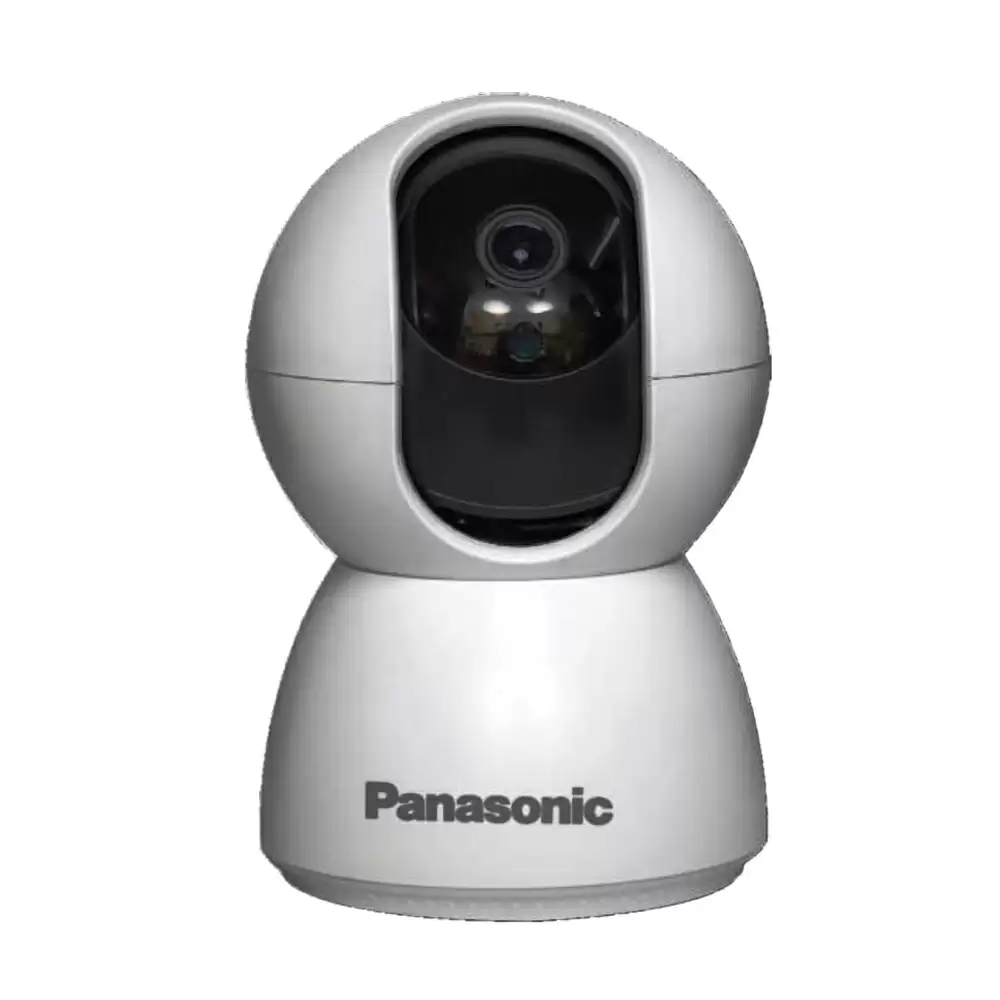 Panasonic PI-PNA2PWA 360° WiFi Pan Tilt Camera with 2 Way Talk, Motion & Sound Detection, Enhanced Night Vision (White)