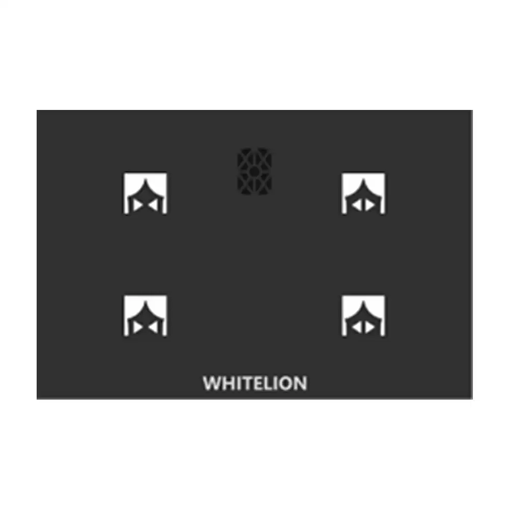 Whitelion Posh 3 Ch 3 Module Relay Switch With Individual Control & Output - Black