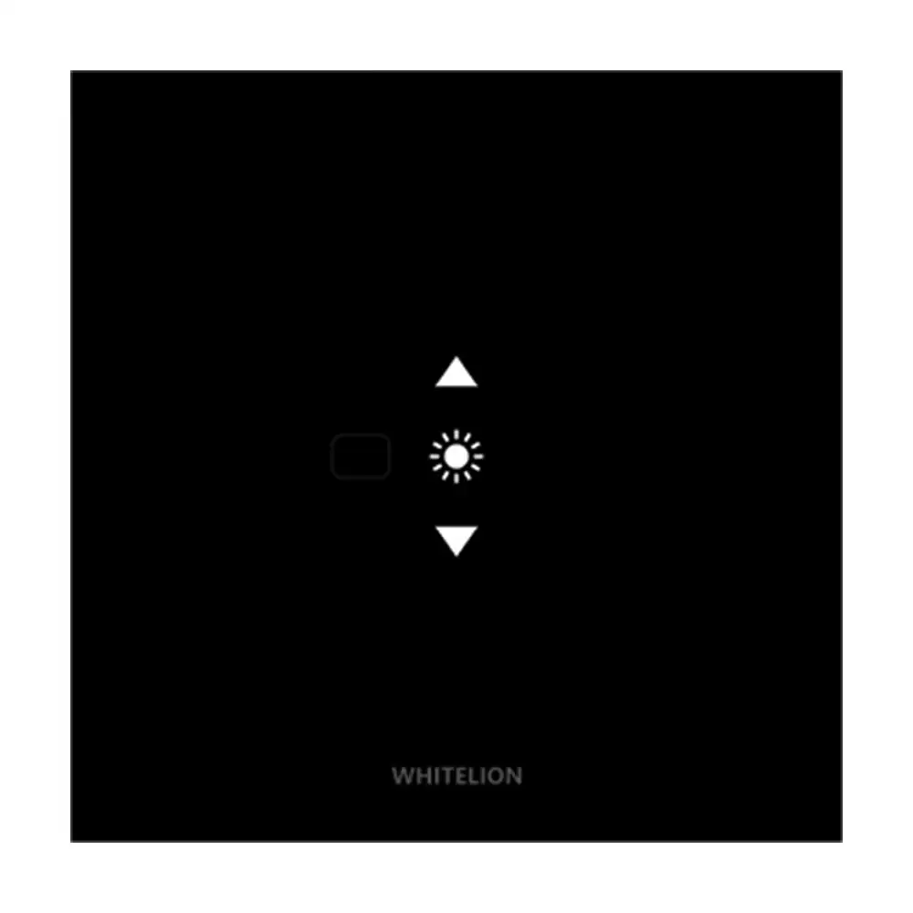 Whitelion Quartz 1 Ch DC Light Dimmer Switch With 10 Steps - Black