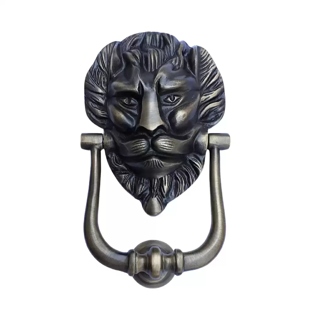 AceLine Simba Brass Door Knocker - (English Bronze Matt Finish)