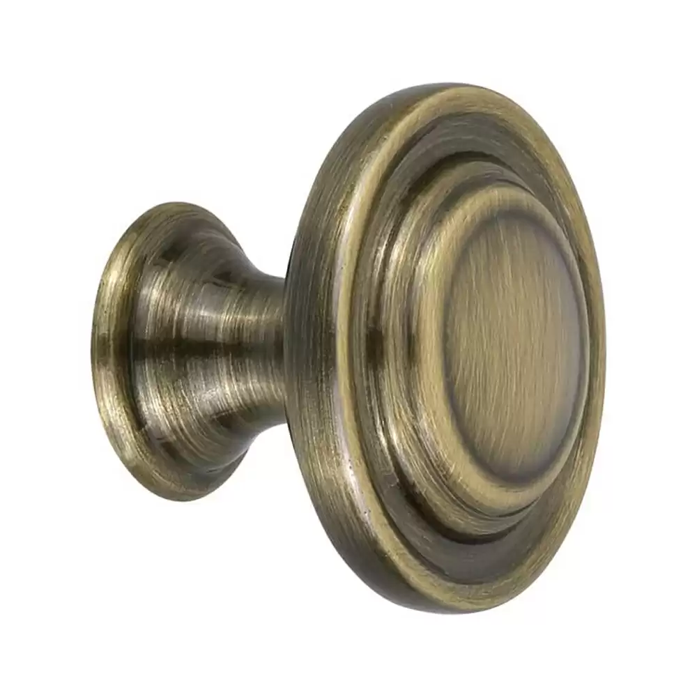 AHA! Sintra Zinc Cabinet Drawer Knob - 33 mm (English Bronze Glossy Finish)