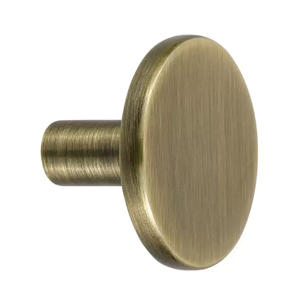 AHA! Linz Zinc Cabinet Drawer Knob - 35 mm (English Bronze Glossy Finish)