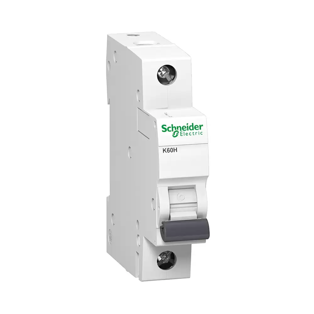 Schneider Electric Acti9 K60H 20 Amp B-Curve Single Pole Miniature Circuit-Breaker- A9KF21120BQ