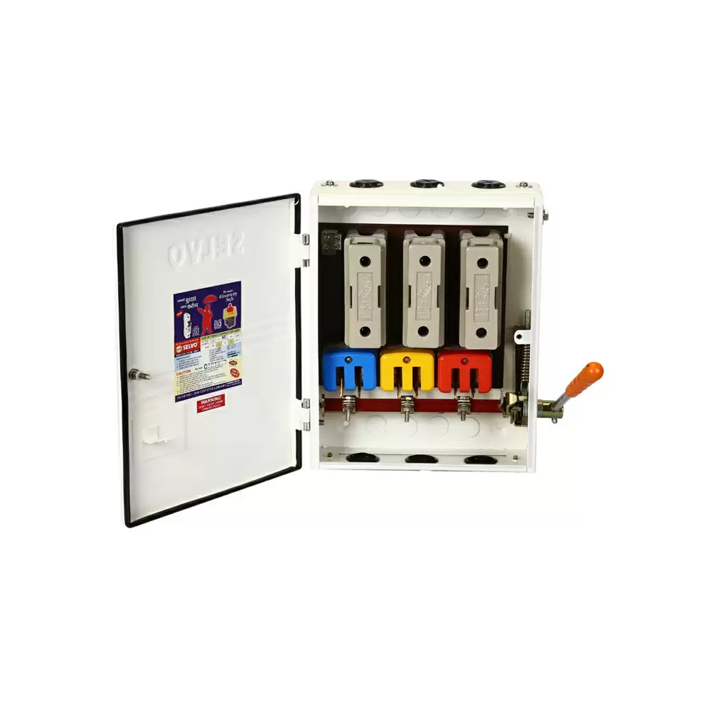 Selvo 63 Amp 415 Volts Three Phase Neutral Rewireable Switch Fuse