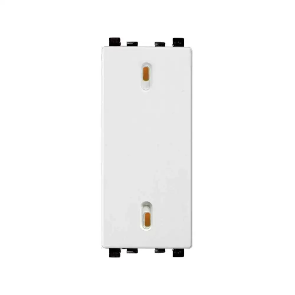 Schneider Electric ZENcelo 1-Way, 16 AX-20 Amp Full-Flat With Switch On-Indicator - White