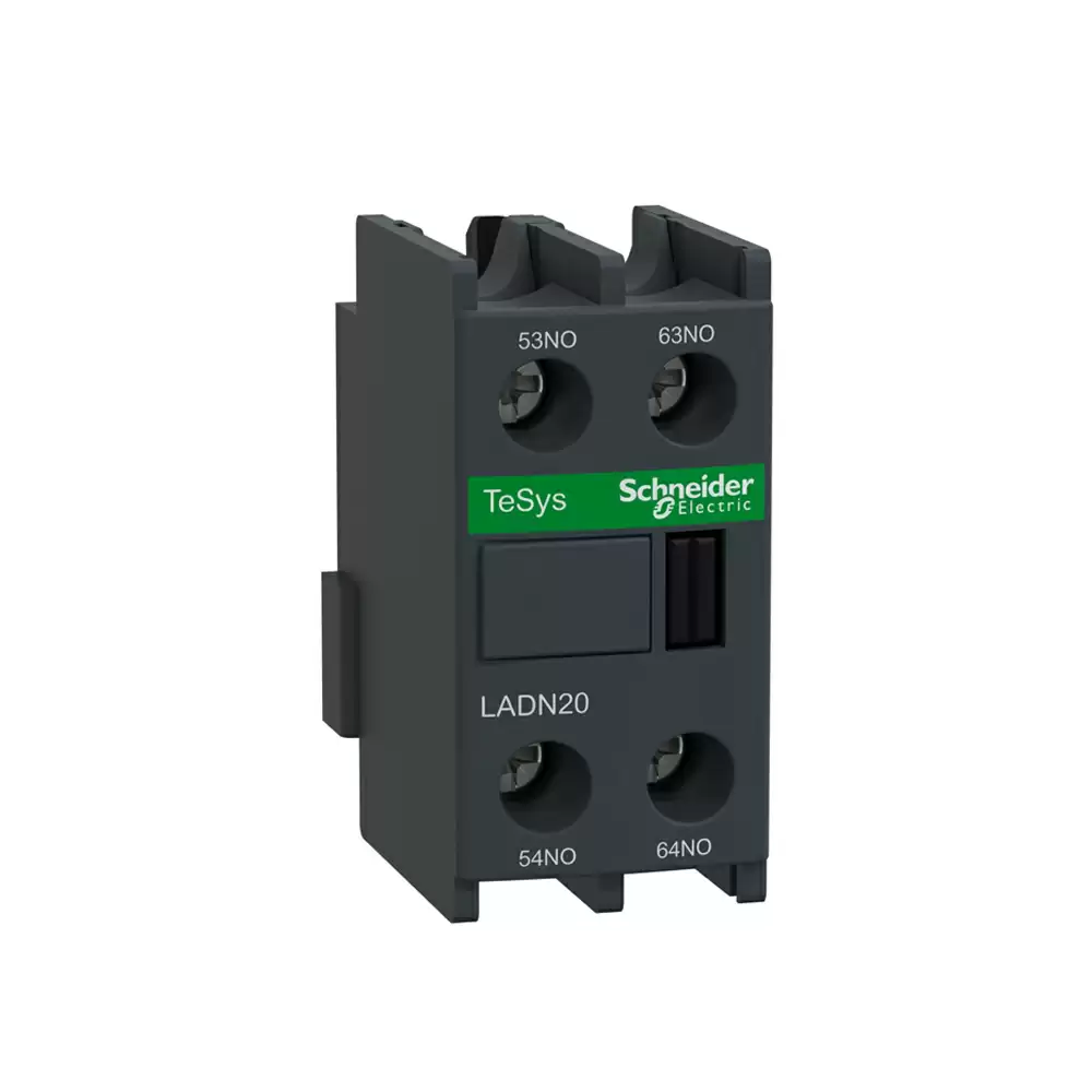 Schneider Electric TeSys D 2 NOC Front Mounting Screw Clamp Terminals Auxiliary Contact Block