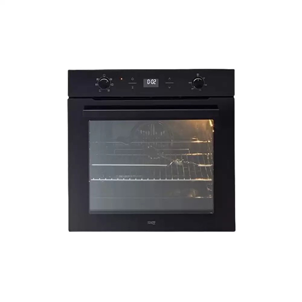 Kaff OV 81 GIKFAFR 60 cm Built-In Oven with Air Fryer Function, Capacity 81 L (Black Reflective Glass Fascia)