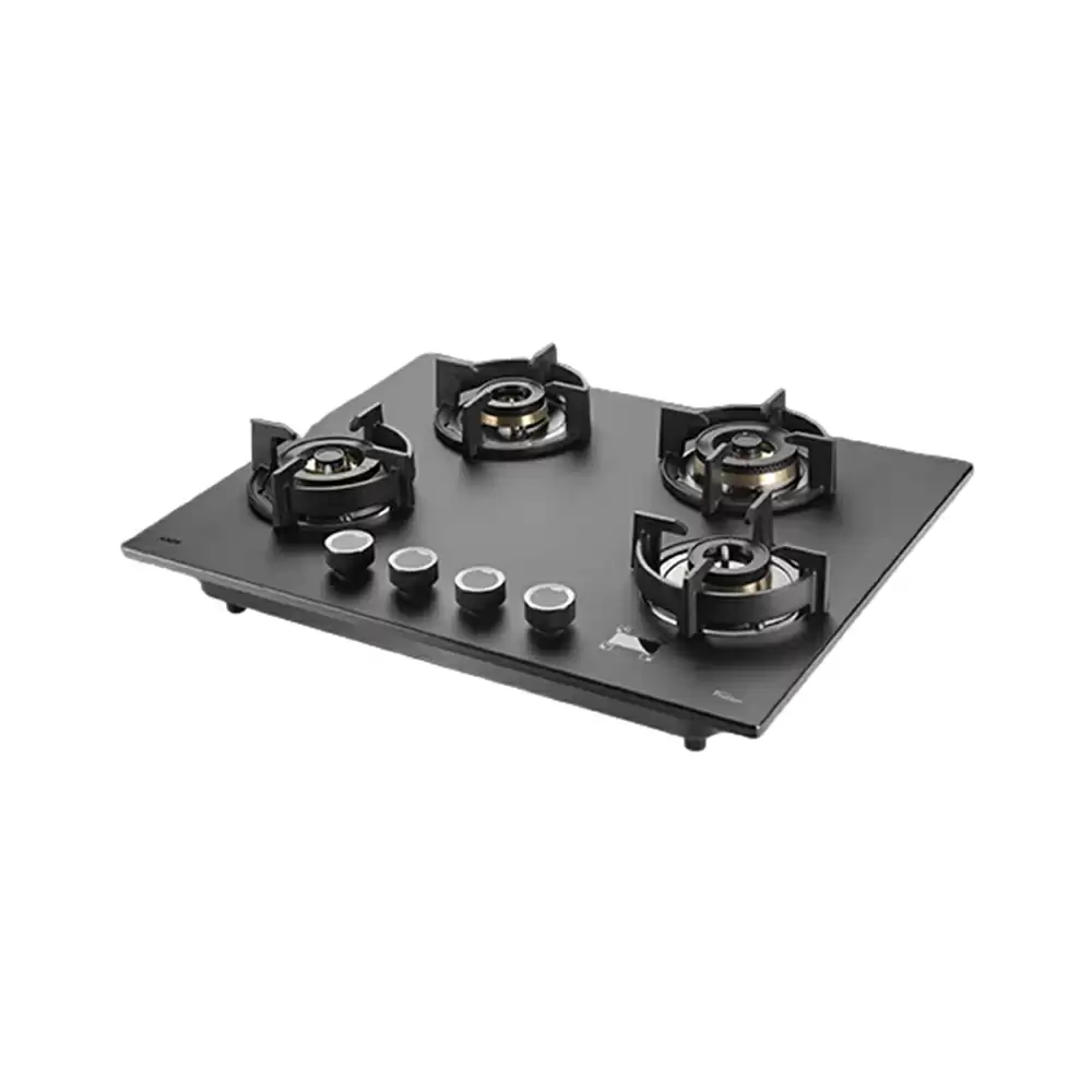 Kaff PRS 654 60 cm Auto Ignition 4 Full Brass High Efficiency Burners With Full FFD Built in Hob - Matt Black