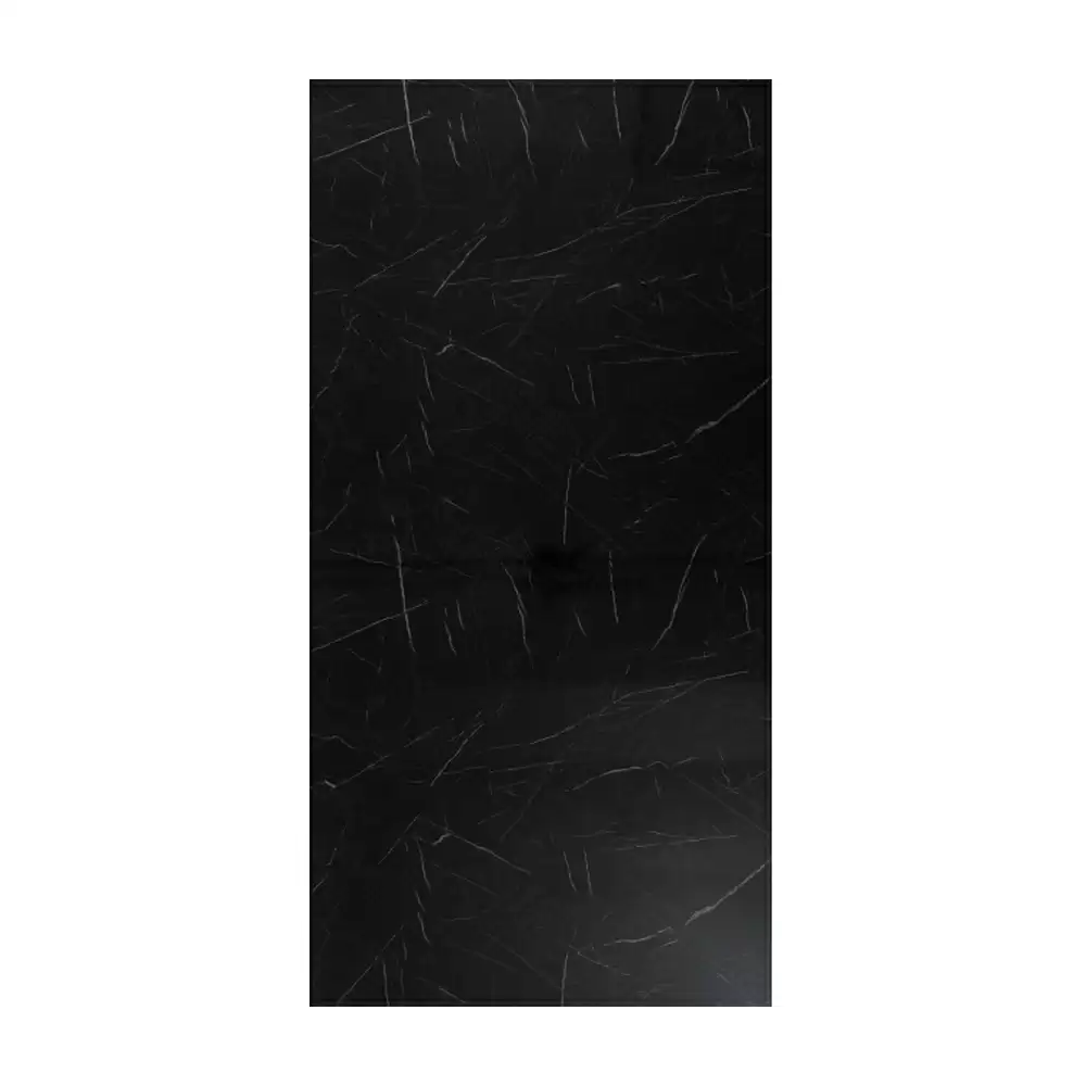 Greenlam 5575 Super Gloss 1 mm Anti Bacterial Laminate (8 L x 4 W) Feet - (Black Marmor)