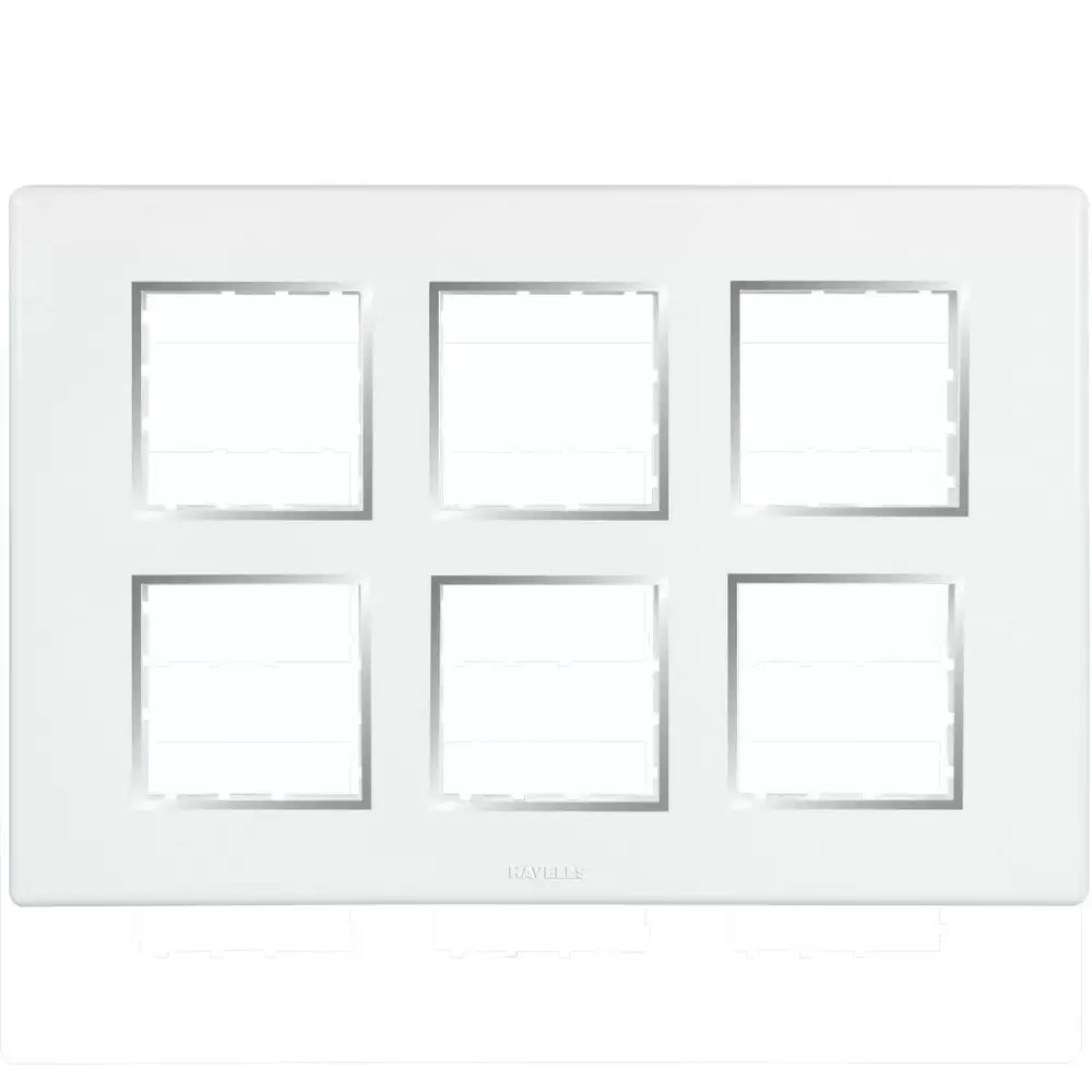 Havells AHFPLBWV12 12 Module FraModuleeio Front Plate- ChroModulee Bezel