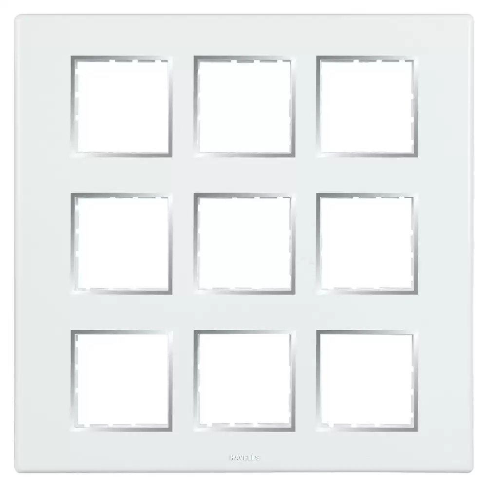 Havells AHFPLBWV18 18 Module FraModuleeio Front Plate- ChroModulee Bezel