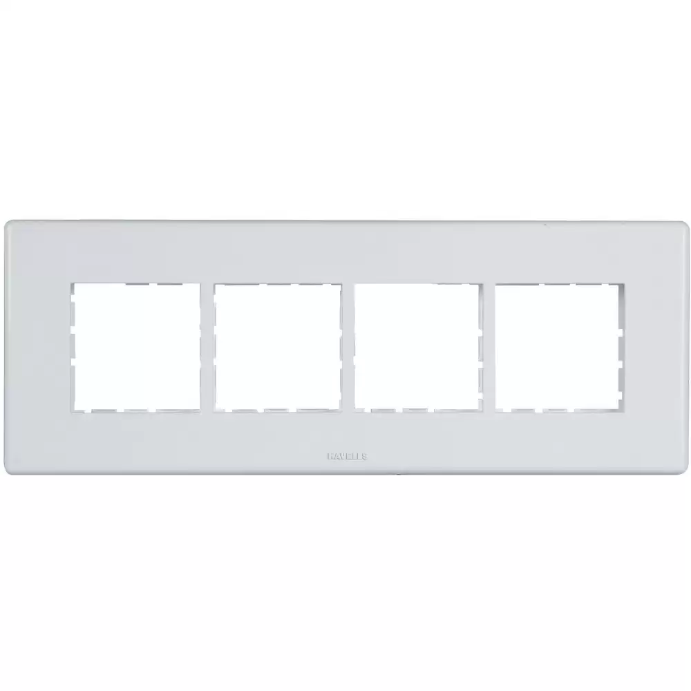 Havells AHFPLCWH08 8 Module (H) Fabio Front Plate- Classic White