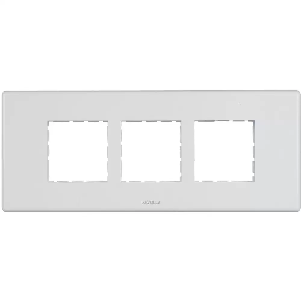 Havells AHFPLCWV06 6 Module Fabio Front Plate- Classic White