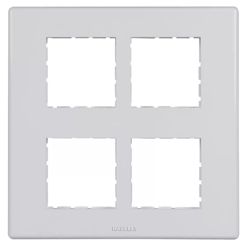 Havells AHFPLCWV08 8 Module Fabio Front Plate- Classic White