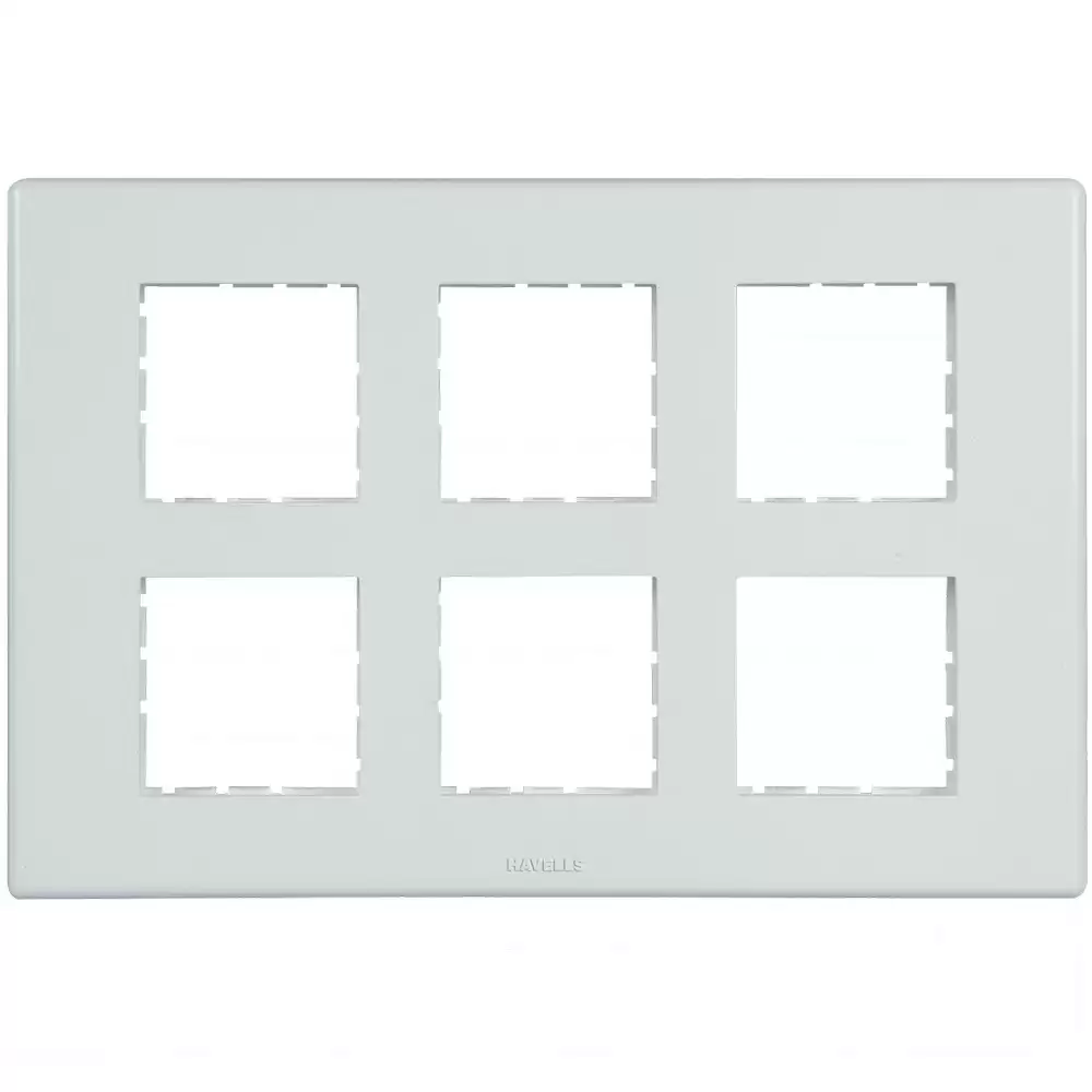 Havells AHFPLCWV12 12 Module Fabio Front Plate- Classic White